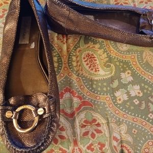 Calvin Klein 7 copper flats loafers shoes